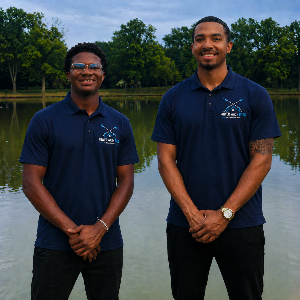 The Power Wash Bros team